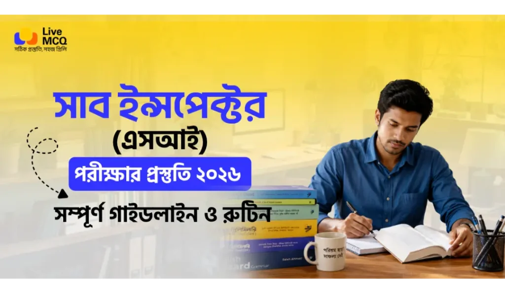 Sub Inspector (SI) Exam Preparation 2026 | সম্পূর্ণ গাইড, রুটিন ও কৌশল